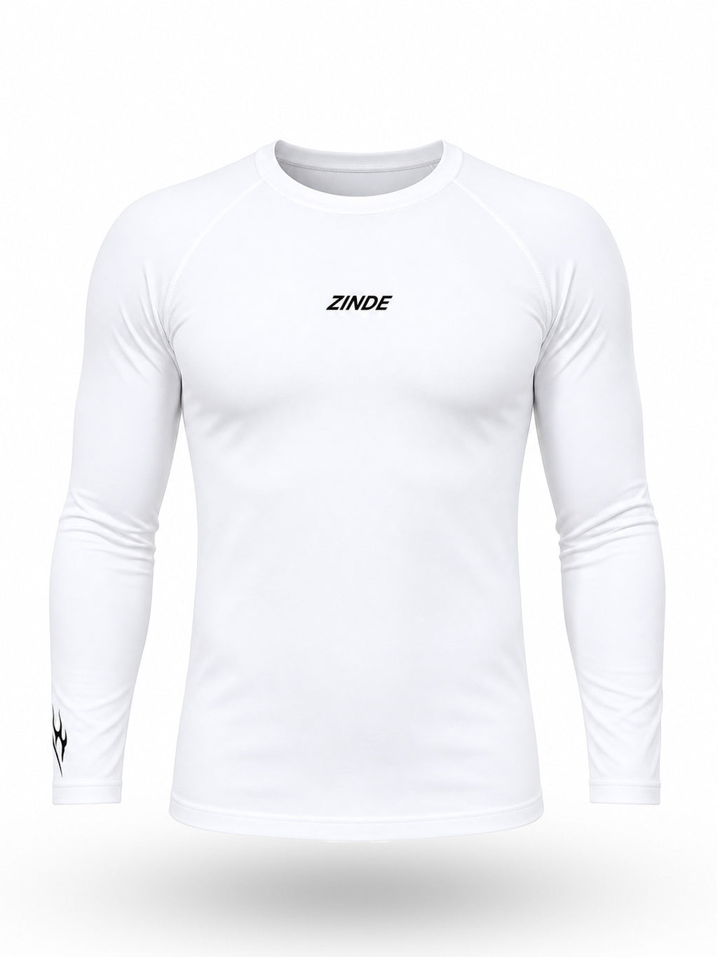 ZINDE White Compression Long Sleeve
