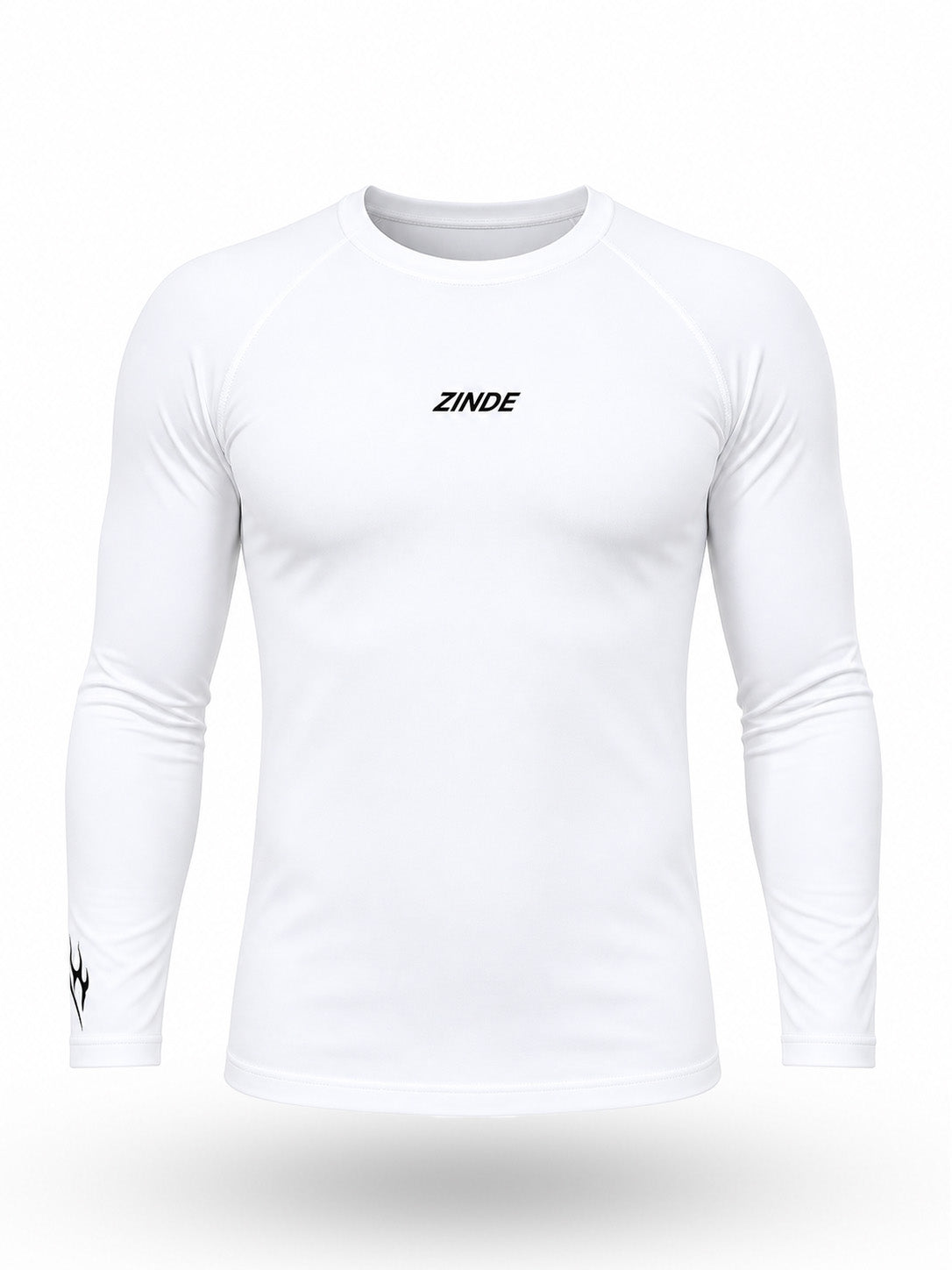 ZINDE White Compression Long Sleeve