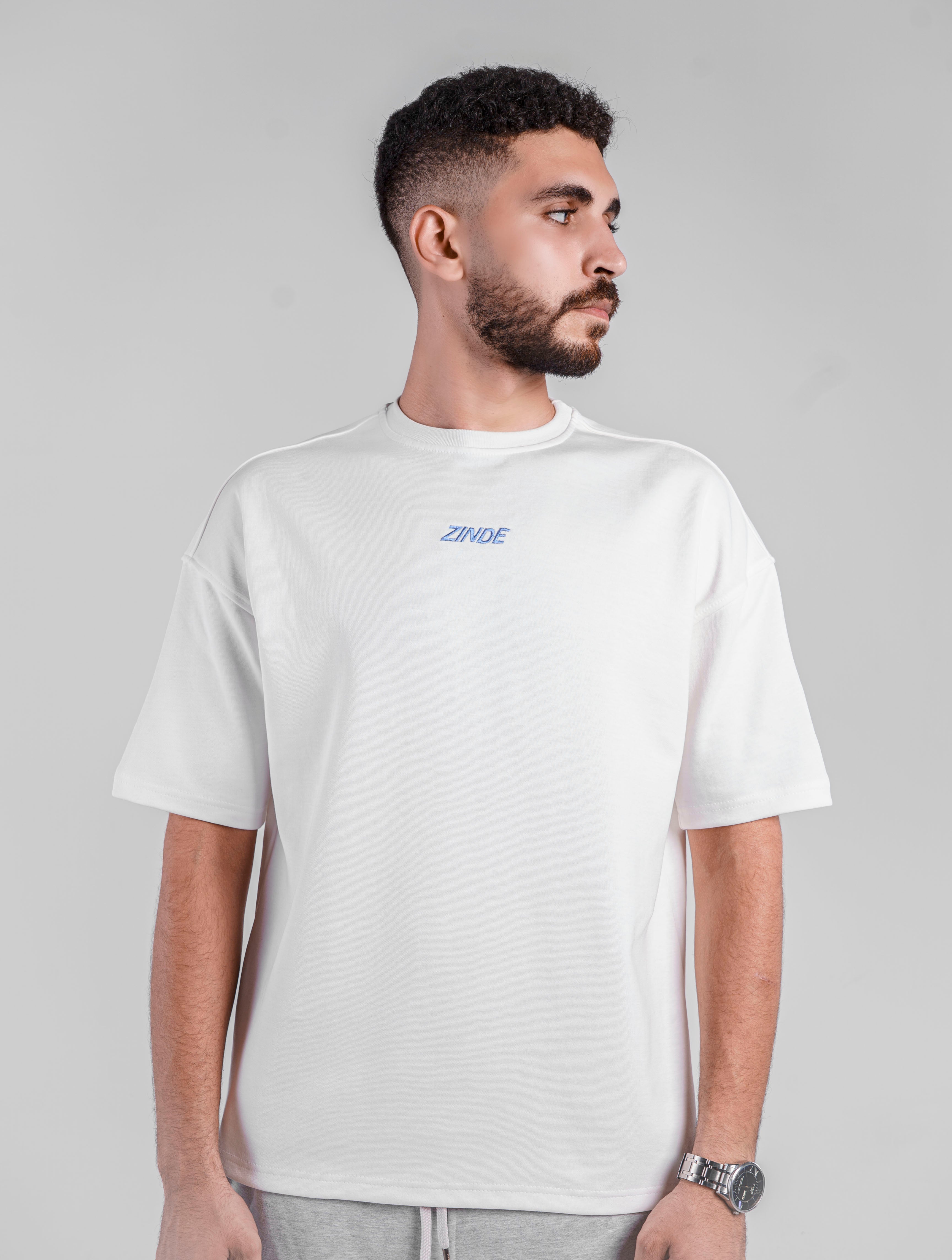 WHITE OVERSIZED TEE