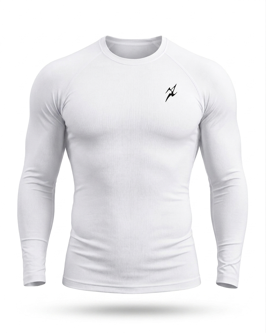 White Compression Long Sleeve