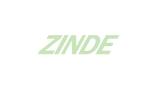 Light green 'ZINDE' logo on a white background